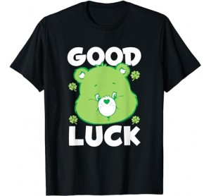Care Bears Good Luck Bear Head T- Shirt